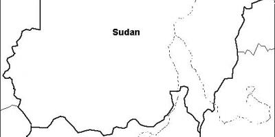 نقشه از سودان خالی
